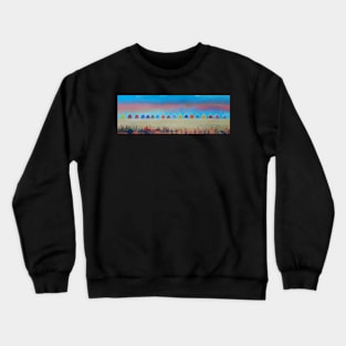 Beach Huts Crewneck Sweatshirt